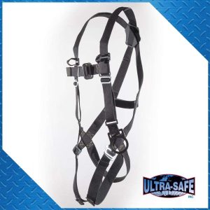 Three D Ring Harness With Parachute Buckles