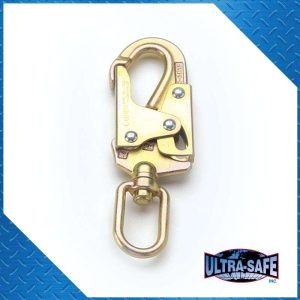 Double Locking Swivel Snap With Load Indicator 3600 Lbs Gate 34 Throat