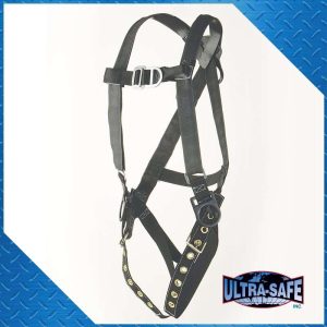 Climbing Type, D-Ring Center Back, Front, Hips, Tongue Buckle Connections