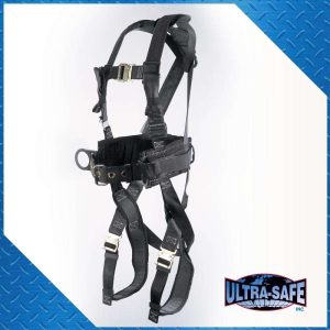 Iron Worker’s Type, Back Pad, Tool Belt, Padded Leg Straps, Quick Release Buckles and X-Pad