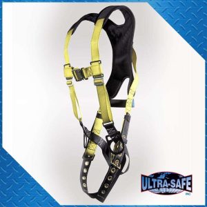 D-Ring Center Back, Each Hip, Tongue Buckle Legs, Chest Quick Release and X-Pad