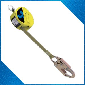 Arc-Rated Kevlar Lanyard – 1-3/4" x 6', Loop & Snap Hook, Dielectric Hardware