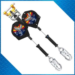PHX Series 3/16" Wire Twin SRL – 8' Class 2, Snap Hook