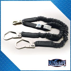 1-1/4" x 6' Ultra-Tube Two Y-Lanyard – Large Rebar Hooks